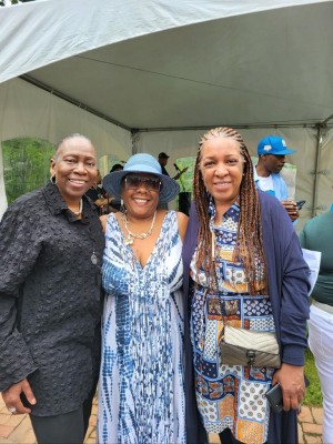 L to R: Hope Dorsey, Brenda Simmons (Founder of SAAM), and Crystal Seymore