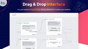 Rara Botbuz Pvt Ltd - Drag and drop interface.
