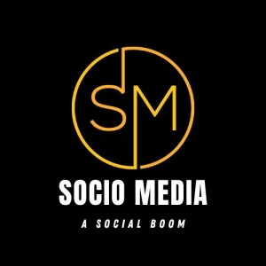 Black White Yellow Simple Initial Name Logo