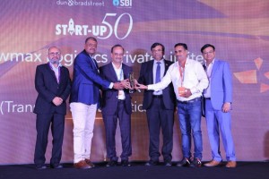 Receiving Startup 50 Trailblazer Award