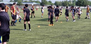 Antonio Soave with Youth Campers on June 24, 2023