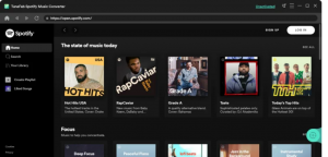 Interface of TuneFab Spotify Music Converter
