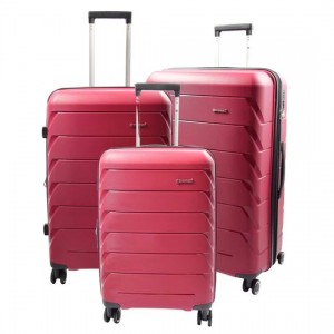 4 wheel hard shell suitcase