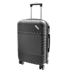 ROBUST 4 WHEEL LUGGAGE ABS BLACK LIGHTWEIGHT DIGIT LOCK SUITCASES