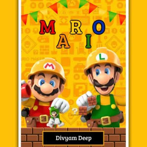 Mario Poster By Divyam Deep