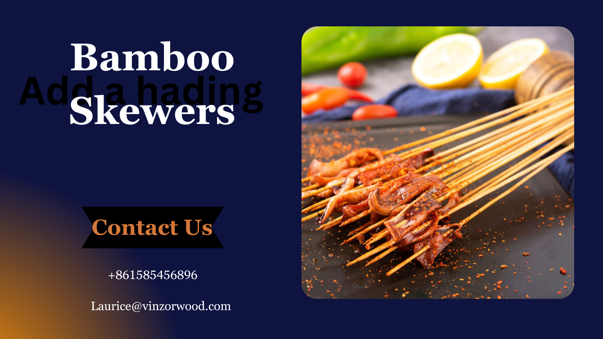 Vinzor Wood Introduces Bamboo Skewers 2.5mm IssueWire