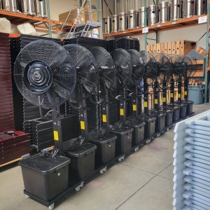 New Tlapazola Party Rentals Warehouse - Mist Fans