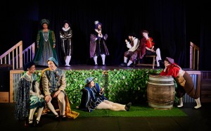 Petruchio (Rosalind Krabill) & Grumio (Kaitlin Wampler)