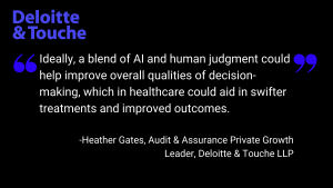 Ideally a blend of AI and human judgment