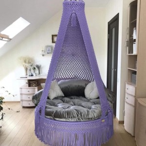 Macrame swing