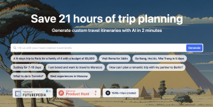 The user-friendly trip planning tool