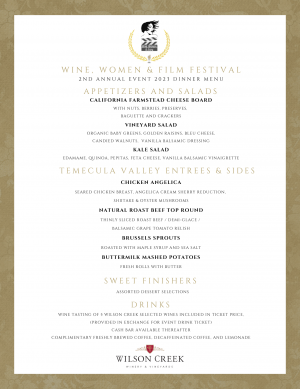 WWFF 2023 Event Menu