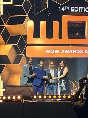 Eventspedia at WOW Awards Asia 2023 Taking Awards at Main Stage 1