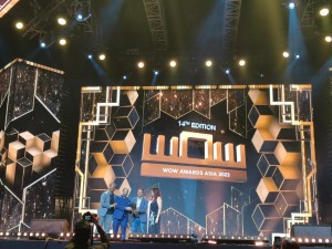 Eventspedia at WOW Awards Asia 2023 Taking Awards at Main Stage 2