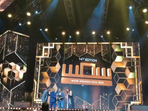 Eventspedia at WOW Awards Asia 2023 Taking Awards at Main Stage 7