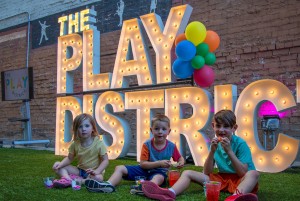 The Play District Tucson Launch Party Sign