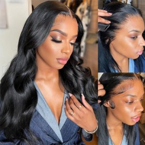 body wave pre cut lace wig