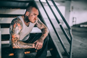 Artist Brandon Notch; Photographed by Justin Morton