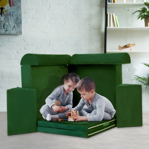 Kids Play Couch green 3