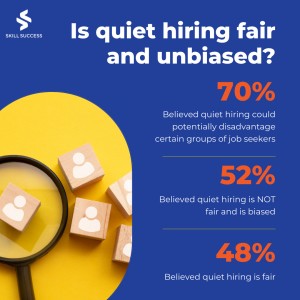 Is quiet hiring fair? (Statistics, Skill Success Survey)
