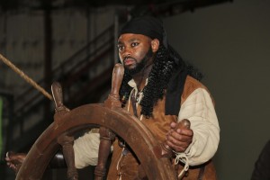 BIG SPENCE on the set of Cursed Waters