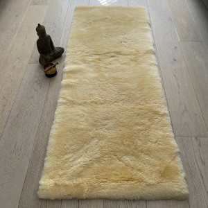 Sheepskin Yoga Mat Pose