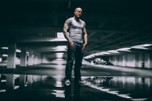 Artist Brandon Notch: photographed by Justin Morton