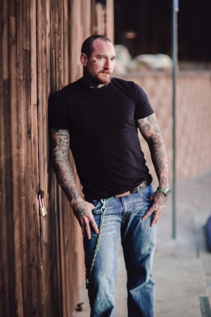 Artist Brandon Notch: photographed by Justin Morton