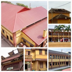 Ongoing roofing project at GSTS