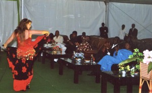 Performing in front of Dignitaries and President Equatorial Guinea Teodoro Obiang