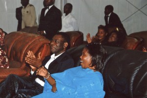 President of Equatorial Guinea Teodoro Obiang and his wife Constancia Mangue