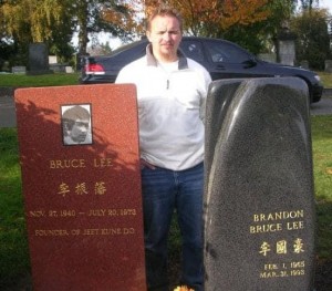 At Bruce and Brandon Lee