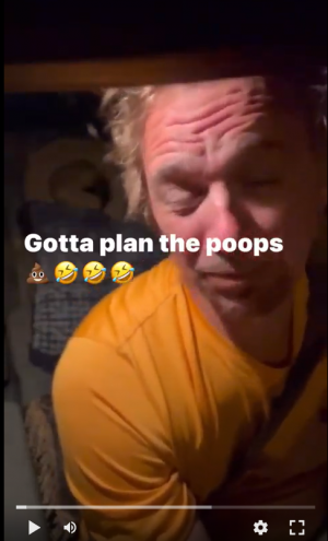 Gotta plan the poops when you