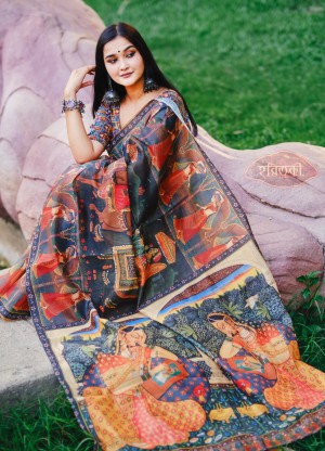 Mughal Art Saree | Best Women Saree | Horitoki Saree