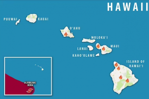 Hawaii Hurricane Dora