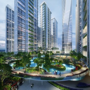 BJ Habibie's USD 1 Billion Mega Superblock Project Conducts Topping Off for Third Tower