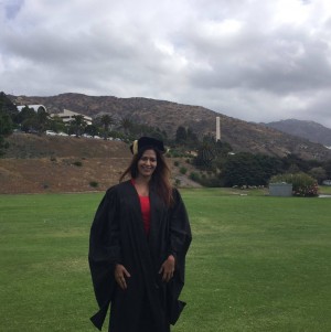 Graduating from Pepperdine