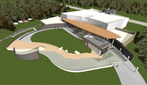 aeiral view of property and building