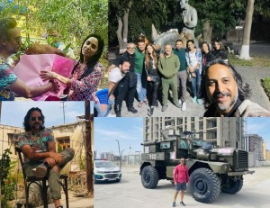 Sarfaraz Alam (Safu) on Set of Akelli