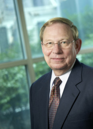 William J. Hoskins, MD, SCD Honorary, with his Private Practice