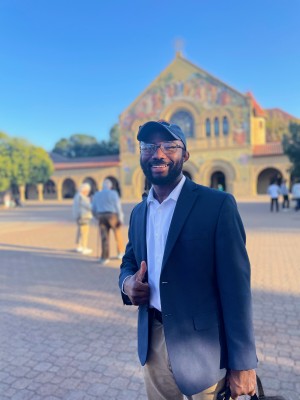 Derick F. Tangap at Stanford University in attendance of Taking the Pulse of the planet conference