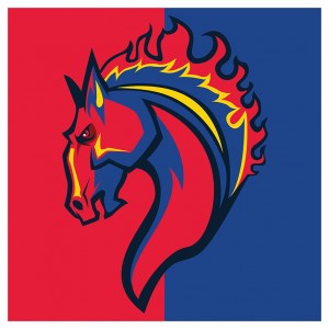 FlameMane logo 4WildHorseWarrior