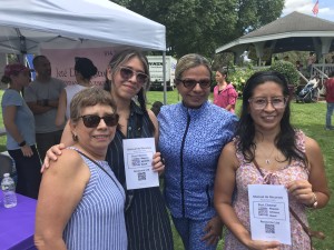 Dr Carmen Martinez-Lopez and Trustee Juliana Alzate