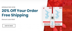 Relief Brand Releases Two Varieties of Anti-anxiety Pet Drops to Support The Animal Welfare Institut