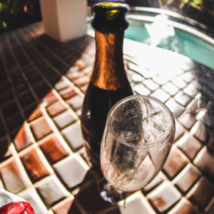 Champagne and Glass