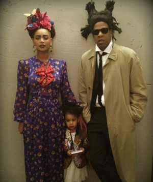 Jay Z and Beyoncé Dressed Up as Jean-Michel Basquiat and Frida Kahlo for Halloween