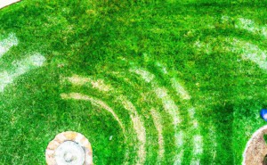 circular lawn