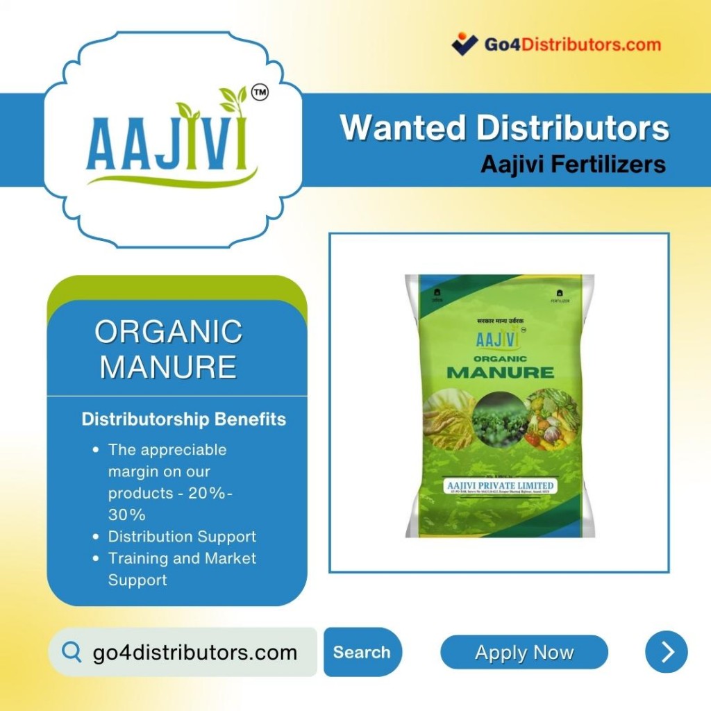 Use the organic manure distributorship to your advantage. IssueWire