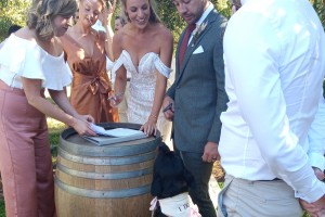 Overseeing the signing of the certificate