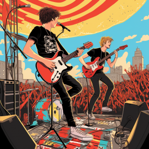 illustration of the bad 5 Seconds of Summer